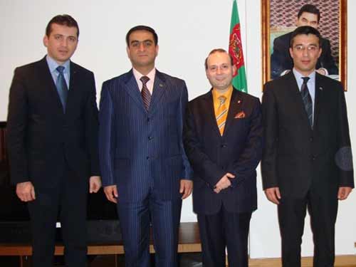 Foto Vasile Vlasin - demnitari Turkmenistan